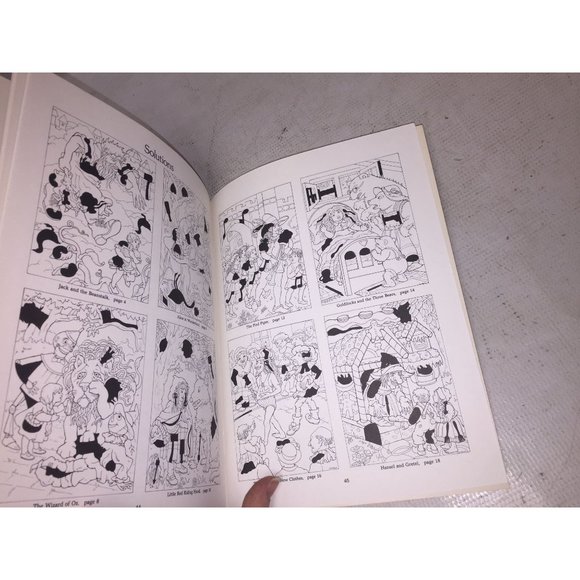 Fairy Tale Hidden Picture Coloring Book by Anna Pomaska Dover Coloring Book - Picture 9 of 12